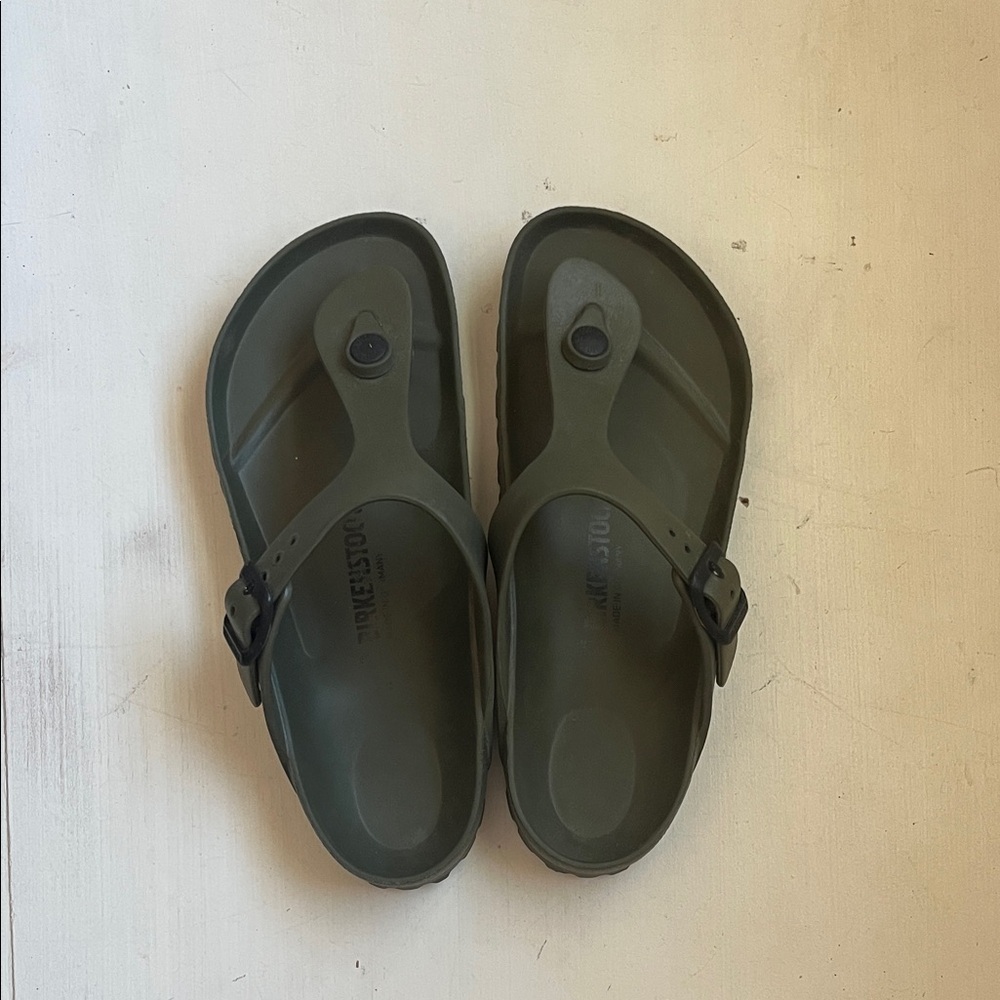 Green Birkenstocks